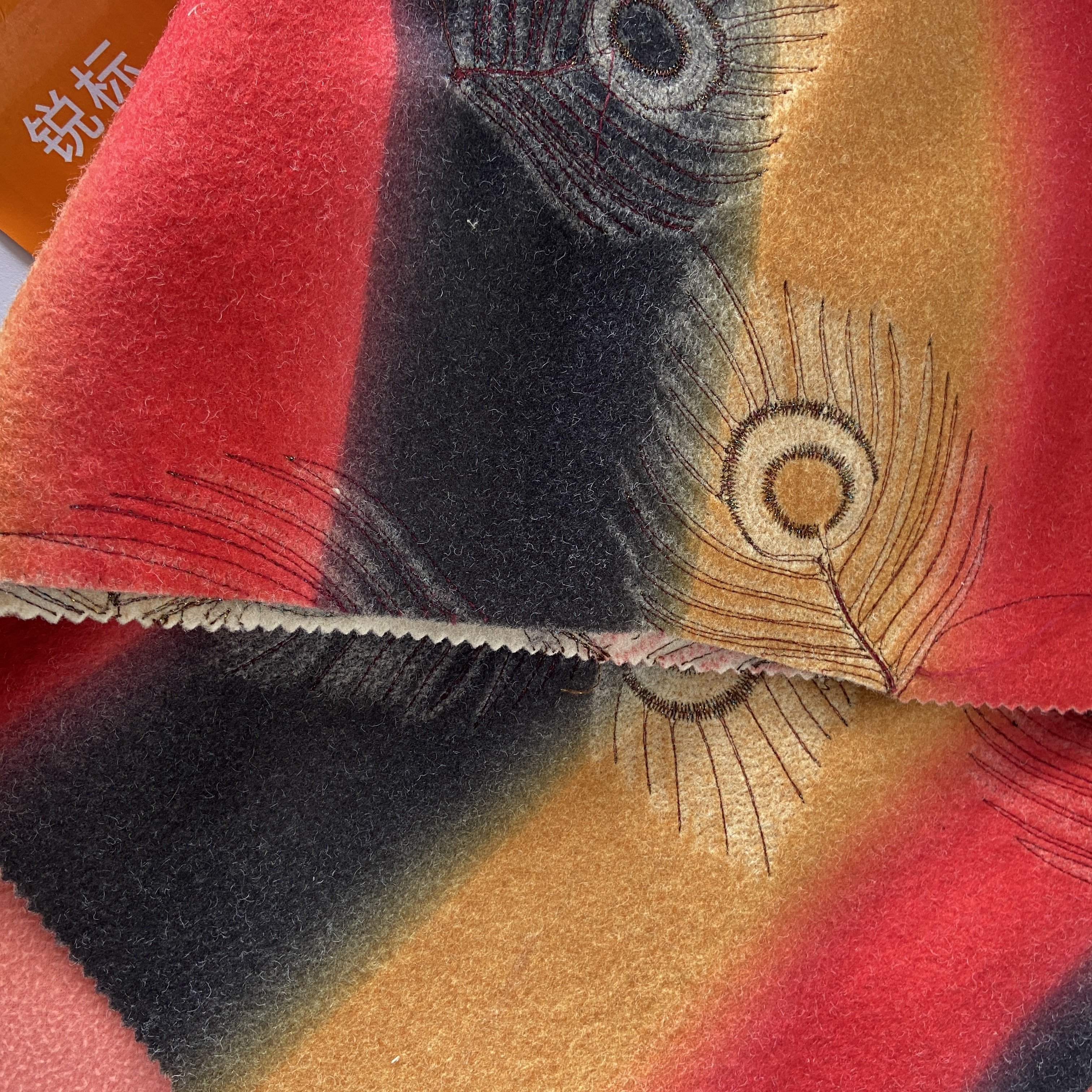 Manufacturer supply polyester embroidery fabric