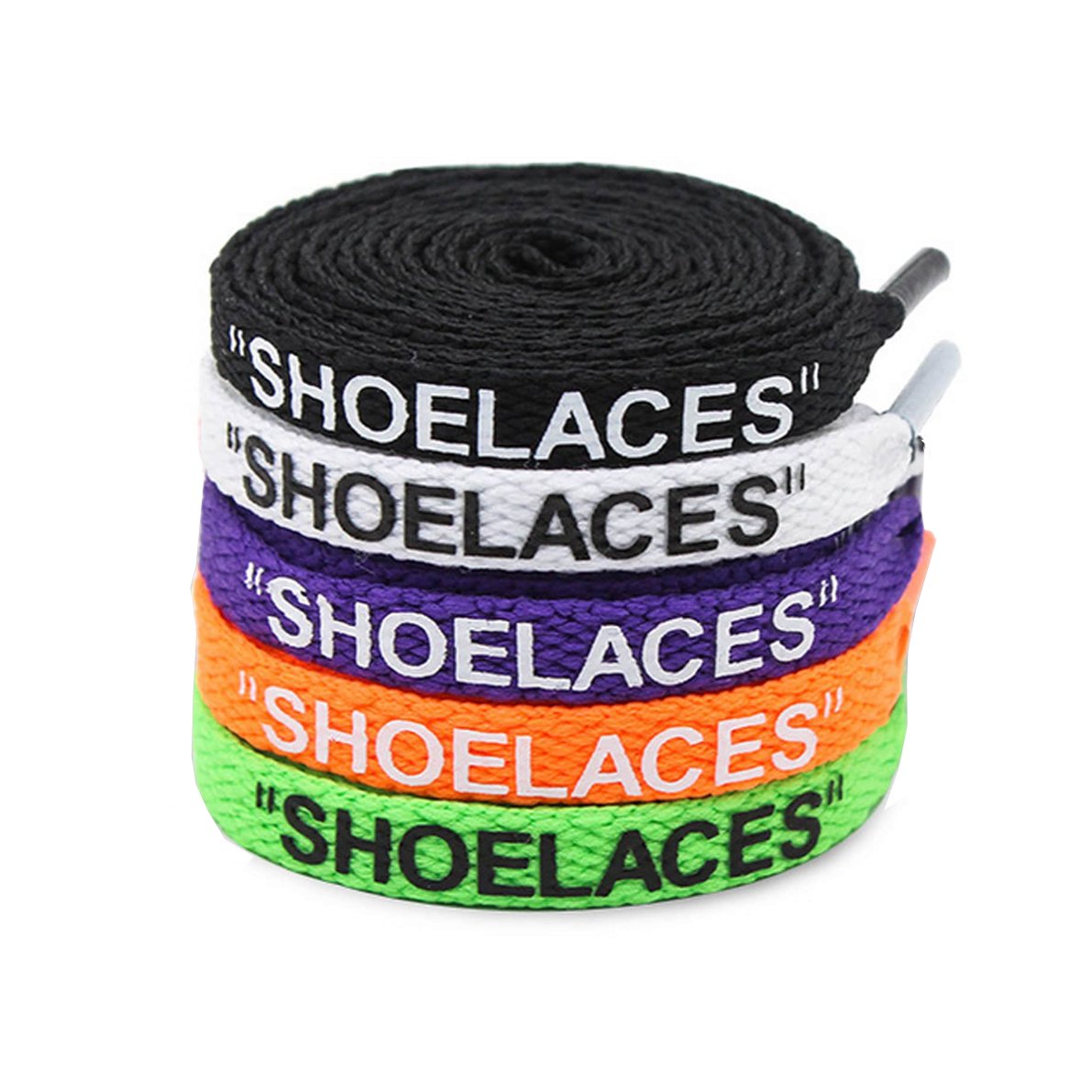 U-meking Flat Round Shoelaces Sneaker Shoe Laces Elastic Colorful Draw Cord Polyester Shoelaces Design Logo Custom Smart 8mm