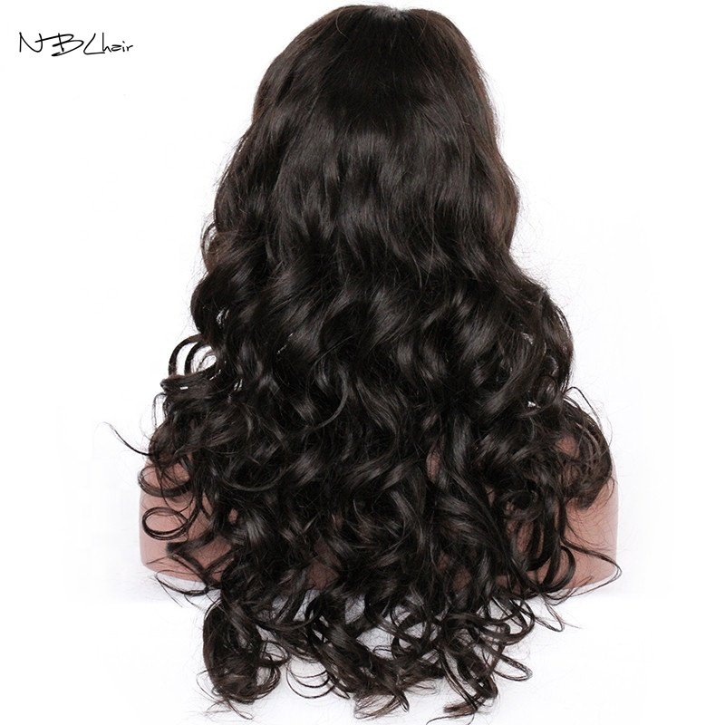 Cheaper Price Hair Natural loose Wave HD Full Lace Wig Raw Indian Hair Full Frontal Lace Wigs Glue-less Lace Closure Curly Wigs