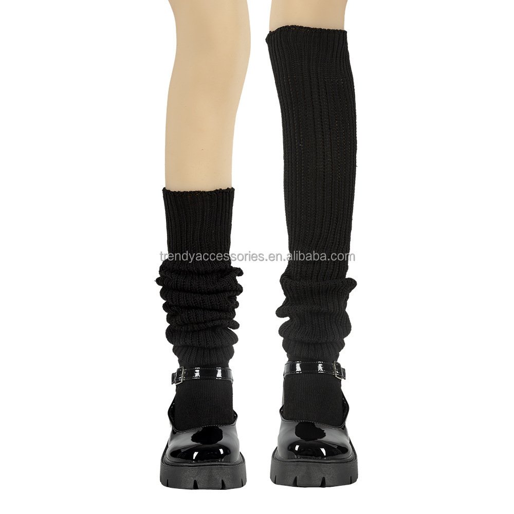 Women's 15-Color Cosplay Socks Loose Slouch Socks Boot Stockings with Logo Body Knee-Length JK Uniform Accessories Leg Warmers
