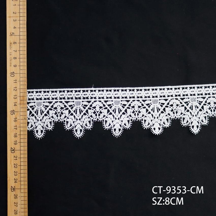 Newly designed luxurious lace trim suitable for women's clothes or skirts