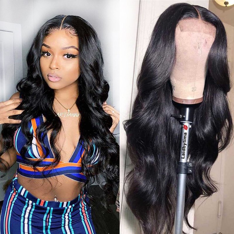 ZSF Wholesale Wig Vendors Brazilian Body Wave Wig Human Hair 5*5 Lace Closure Virgin Cuticle Aligned Hair Wigs For Black Women