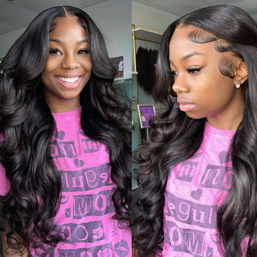 ZSF Wholesale Wig Vendors Brazilian Body Wave Wig Human Hair 5*5 Lace Closure Virgin Cuticle Aligned Hair Wigs For Black Women