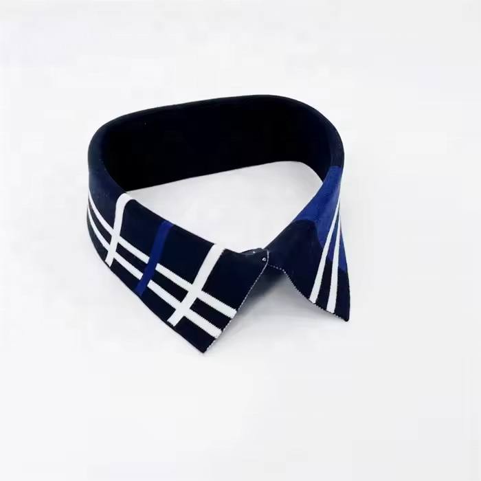 Custom Eco-friendly stretch knitted Jacquard Neck Rib, ribbing collar clothing accessory