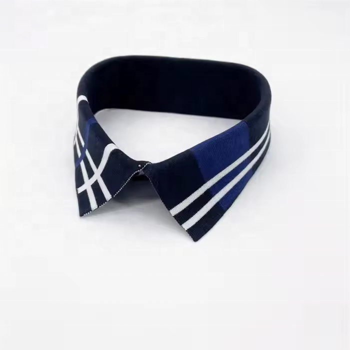 Custom Eco-friendly stretch knitted Jacquard Neck Rib, ribbing collar clothing accessory