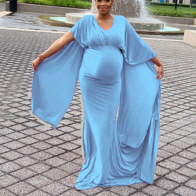 Pregnant Mother Dress Maternity Photography Props Women Pregnancy Clothes Lace Dress For Pregnant Photo Shoot Clothing