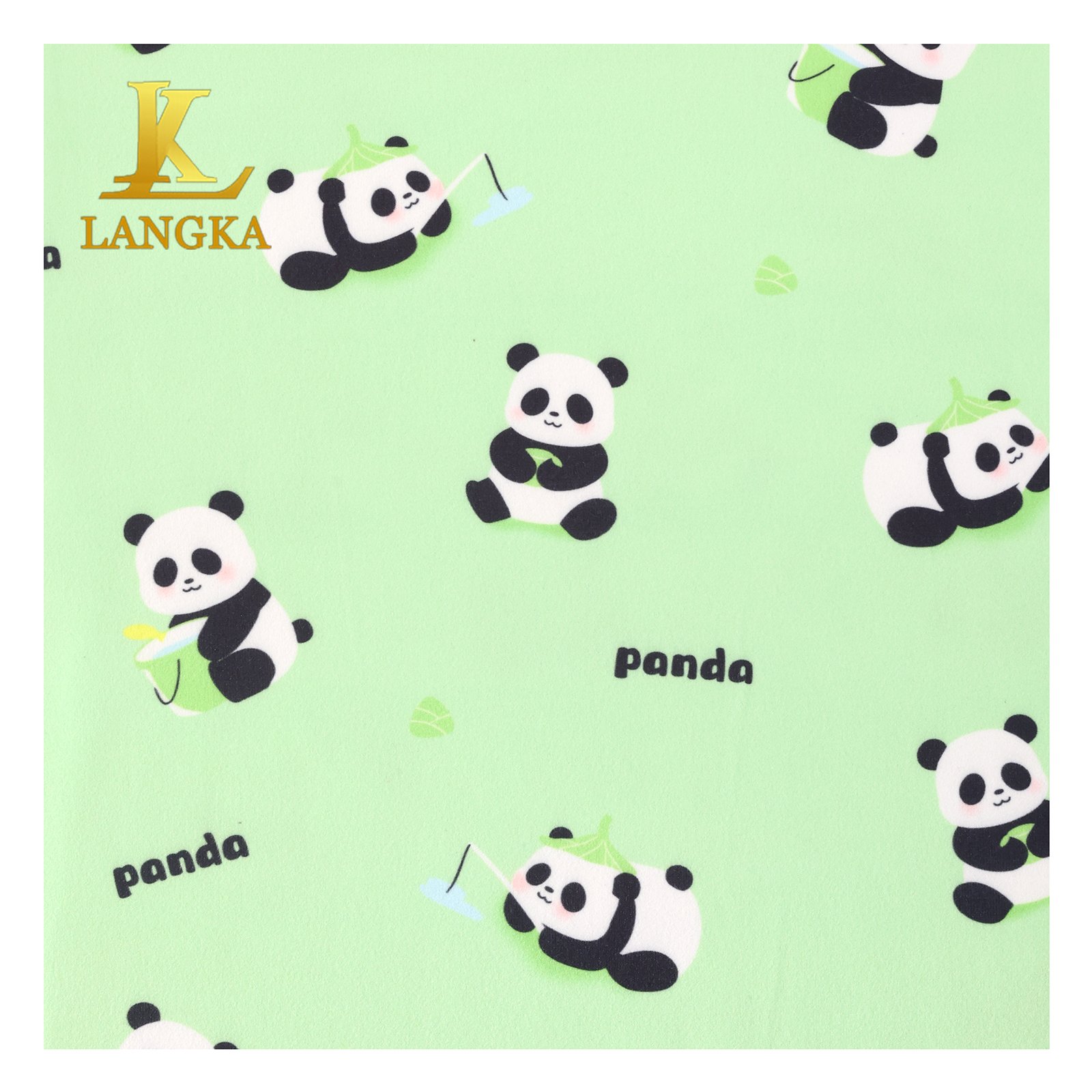 Langka Eco-Friendly Custom Printing 90% Recycled Polyester 10% Spandex Fabric For Pajamas