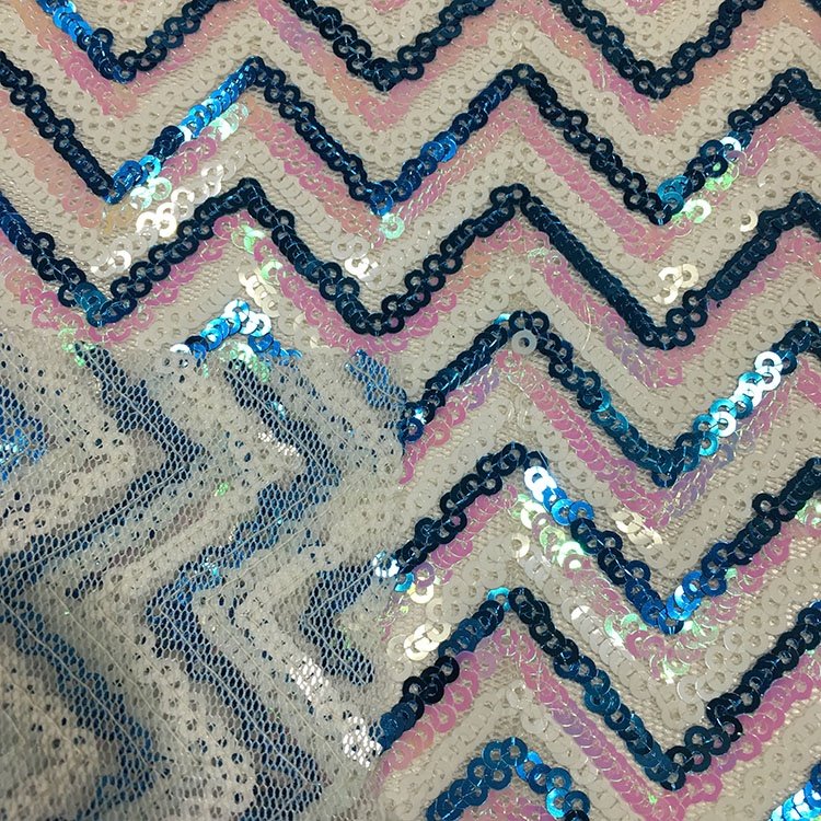 colorful cheap wholesale ripple gold sequin embroidery fabric glitter fabric for clothes bags shoes and decorations