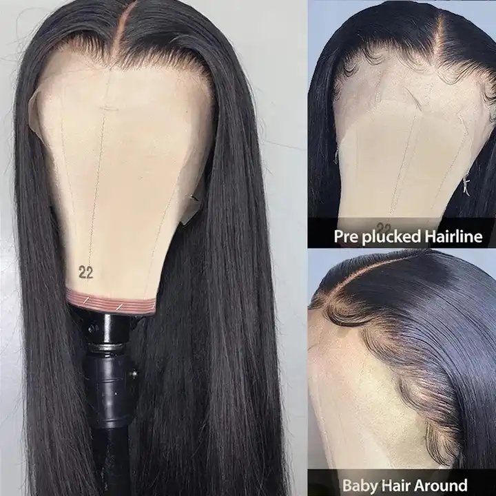 12A Glueless HD Full Lace Human Hair Wigs Raw Indian Virgin Hair Lace Front Wigs Transparent Lace Frontal Wigs Vendor