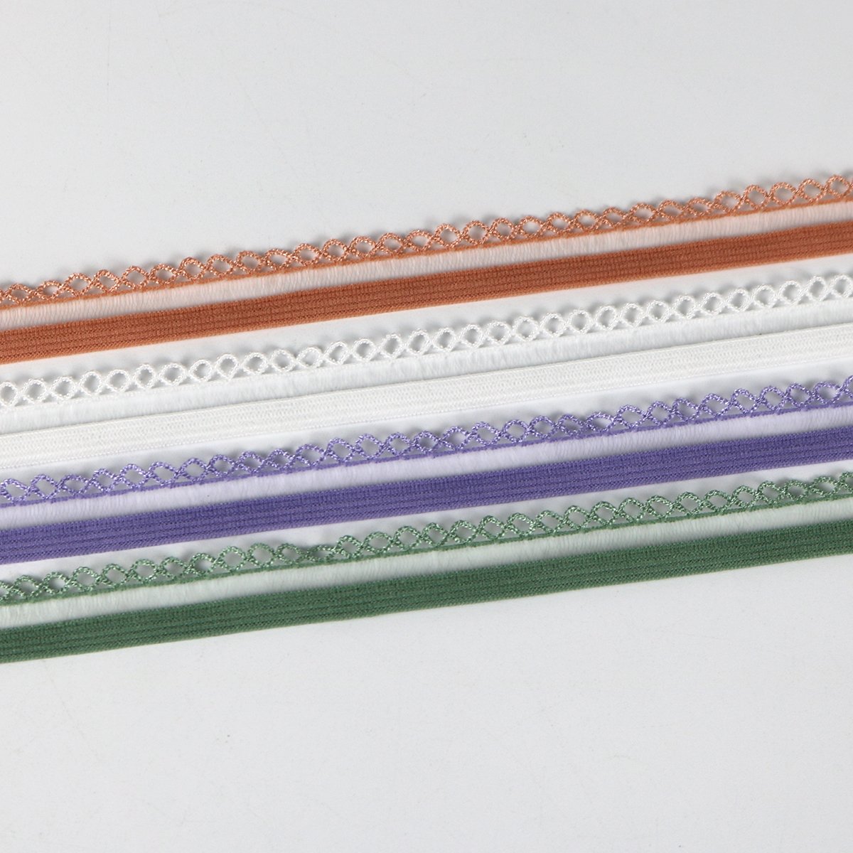 1.3CM Factory Custom Lace Webbing Spandex Elastic Hollow Out Elastic Band