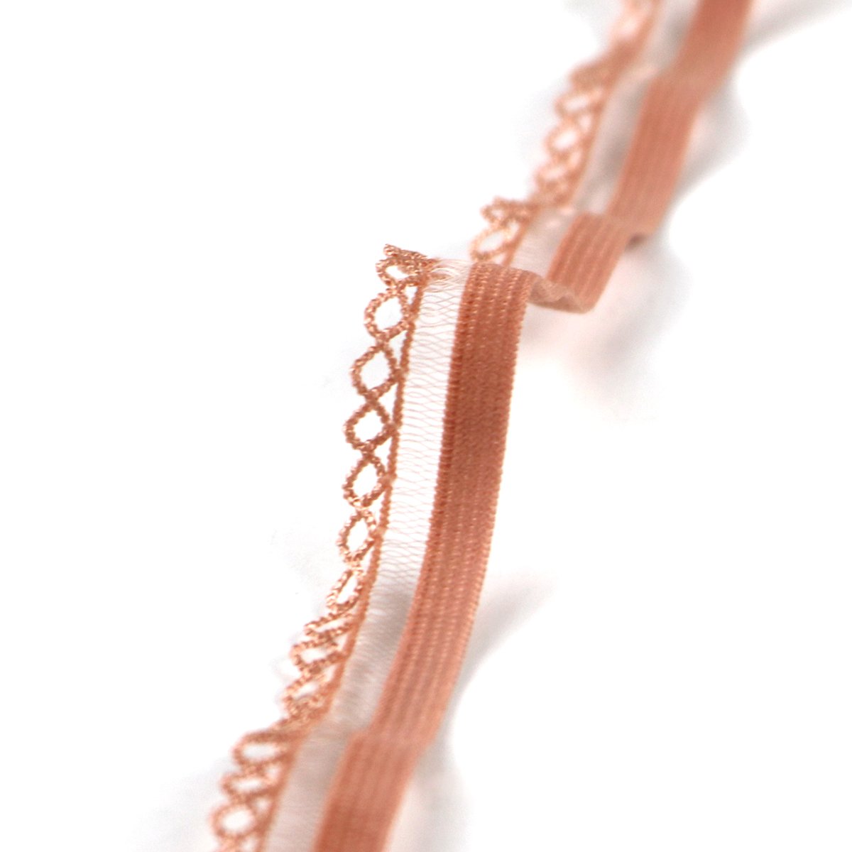 1.3CM Factory Custom Lace Webbing Spandex Elastic Hollow Out Elastic Band