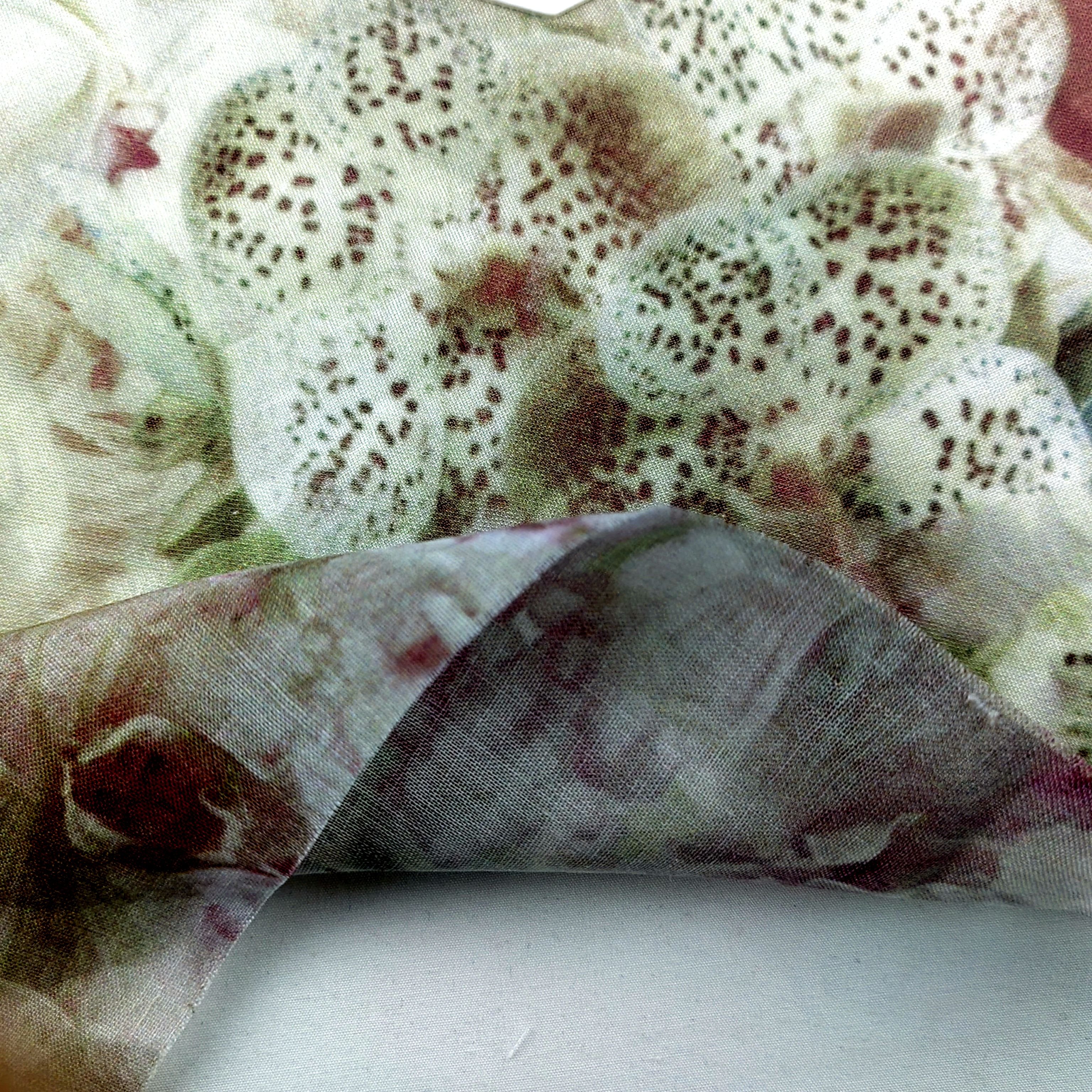 New Trend Digital Print Textile Custom Floral Design Beautiful Fashion Women's Dresses Pure Linen Fabric