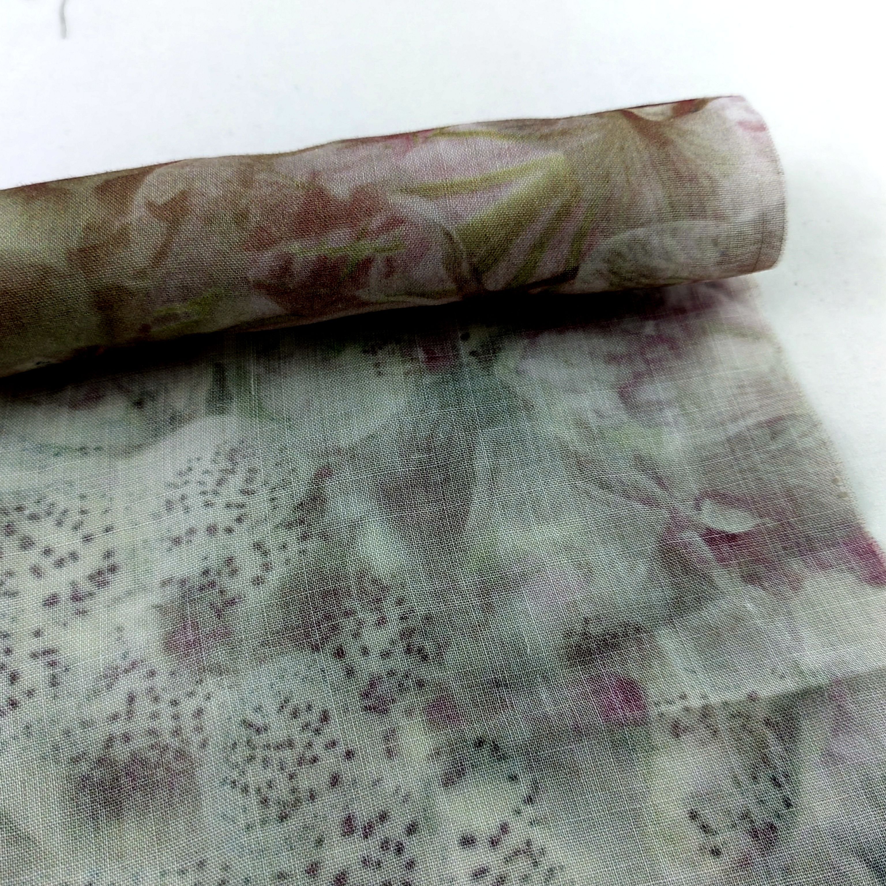 New Trend Digital Print Textile Custom Floral Design Beautiful Fashion Women's Dresses Pure Linen Fabric