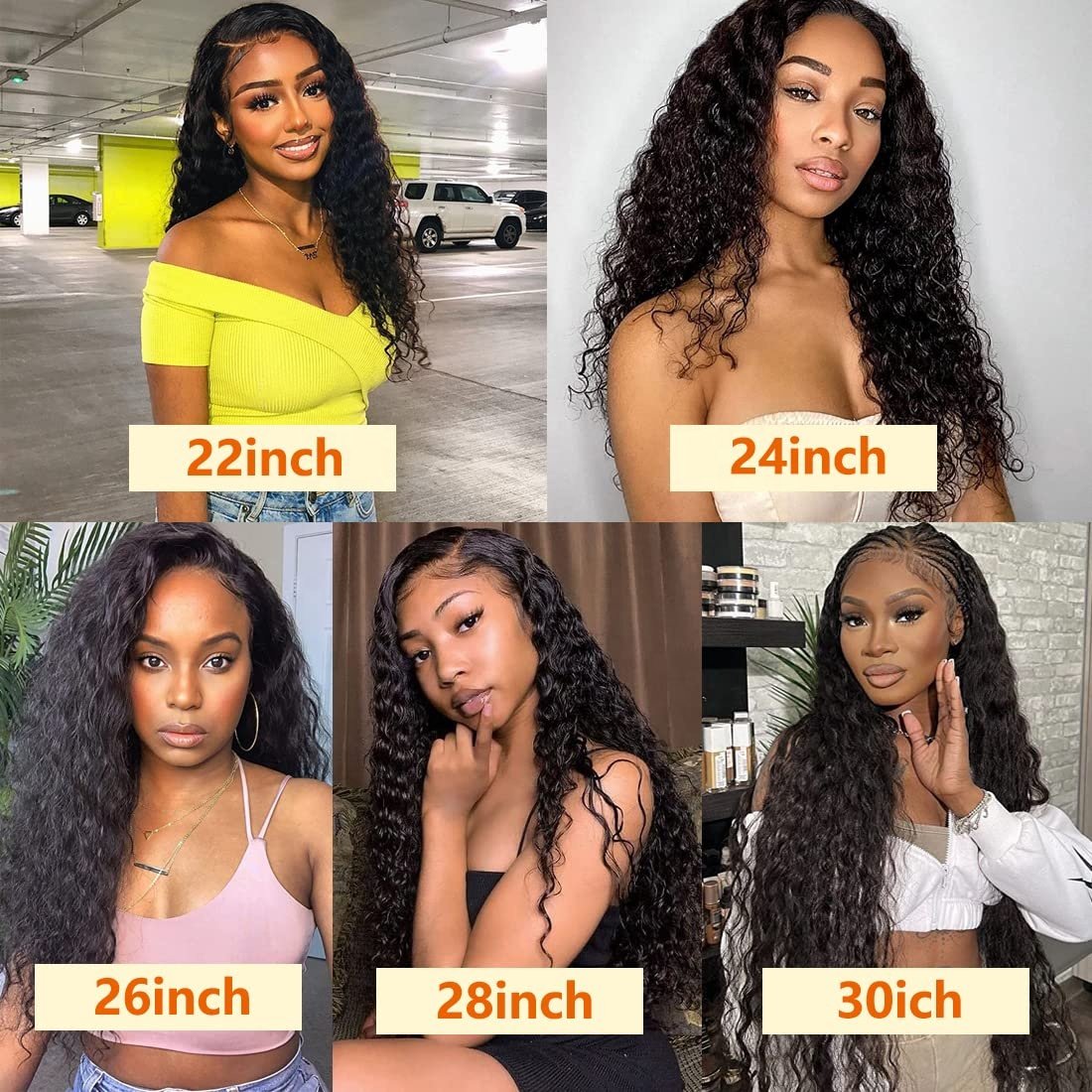 Brazilian Water Wave Lace Frontal Wig Glueless Full HD Lace Wigs for Black Women 13x6 HD Human Hair Lace Front Raw Hair Wig