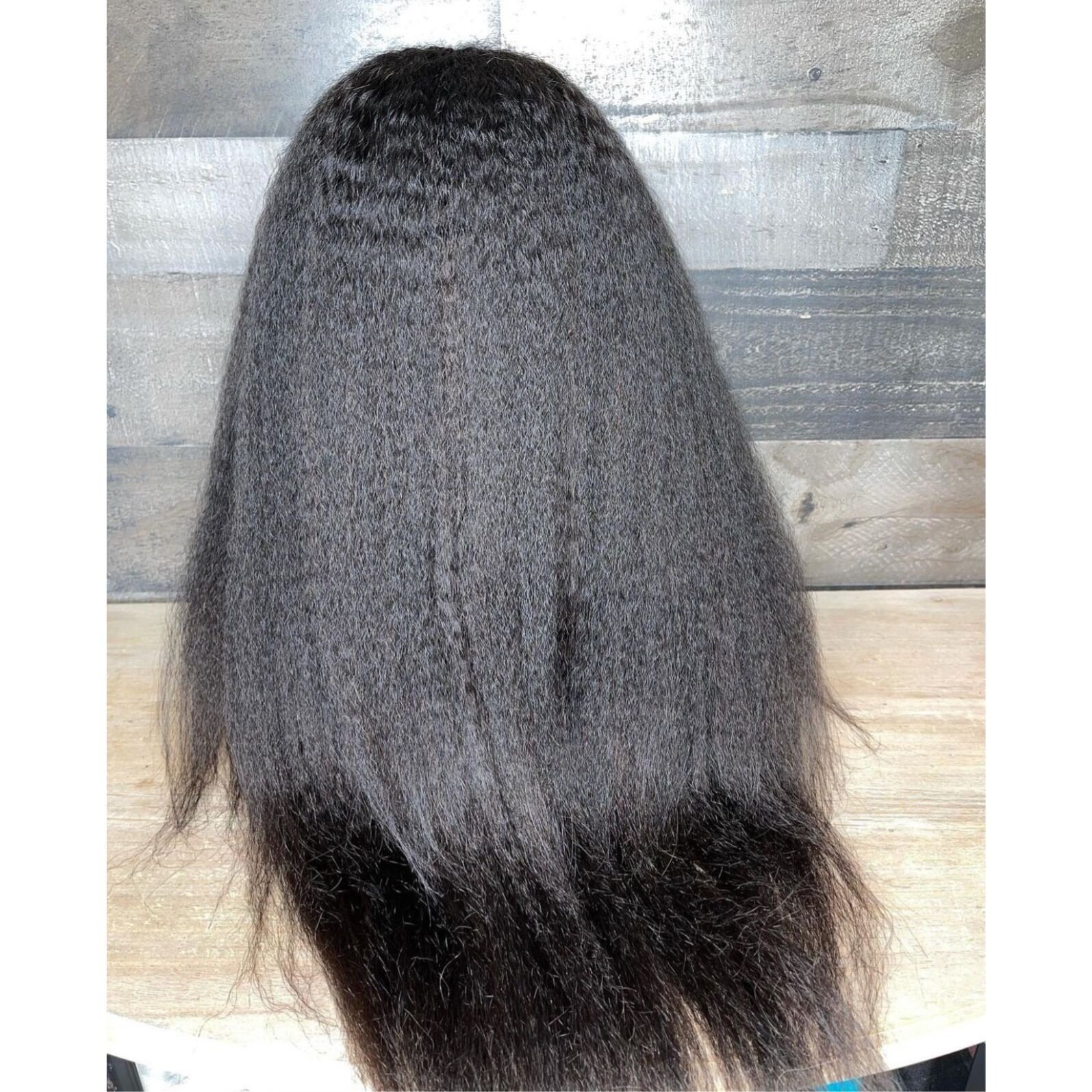New Arrival Virgin Human Hair Lace Front Wig Full Density 13*4 Transparent Kinky Straight Hd Lace Wig No Tangle No Shedding