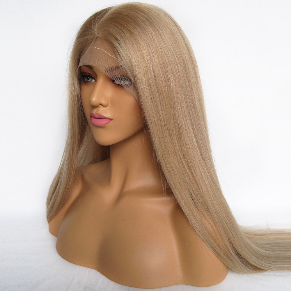 Wholesale Double Drawn Natural Remy Human Hair Hand Tied Hidden Knot Real Scalp Silk Top Base Full Lace Wig