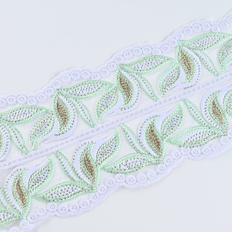 High Quality Newly Designed Oeuvre Polyester Fabric Soluble Lace Trim Embroidery Lace