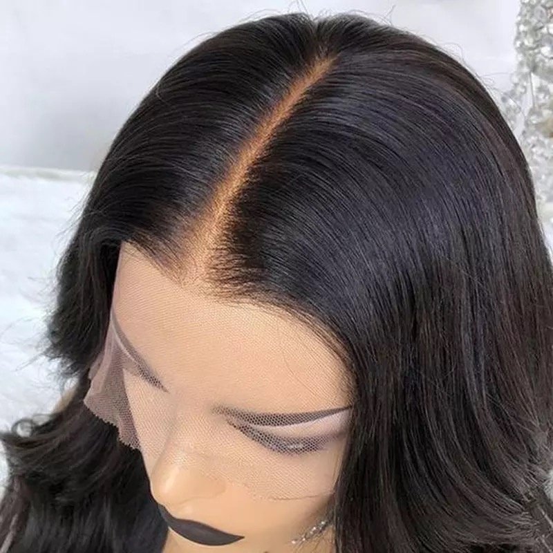250% Curly Human Wig, Transparent HD Swiss Lace Brazilian Hair Full Lace Wig Baby Hair Pre Plucked