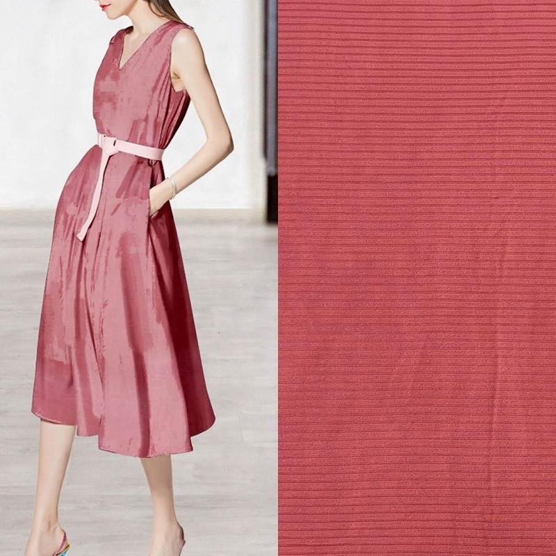 FACTORY DIRECTLY SUPPLY ESSE TEXTILE DTY 4*2 RIB 2-SIDE BRUSH PLAIN DYED FABRIC FOR SWEATER TELA ELASTANE SPANDEX
