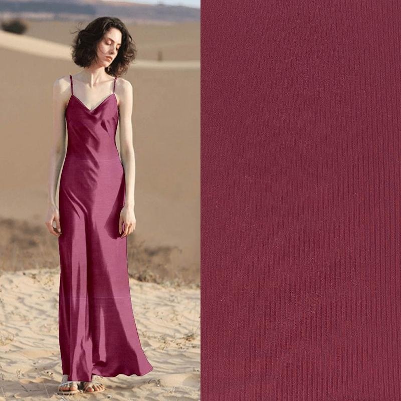 FACTORY DIRECTLY SUPPLY ESSE TEXTILE DTY 4*2 RIB 2-SIDE BRUSH PLAIN DYED FABRIC FOR SWEATER TELA ELASTANE SPANDEX