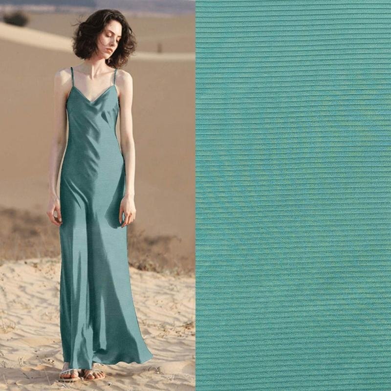 FACTORY DIRECTLY SUPPLY ESSE TEXTILE DTY 4*2 RIB 2-SIDE BRUSH PLAIN DYED FABRIC FOR SWEATER TELA ELASTANE SPANDEX