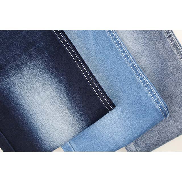 Good quality Satin 10.5 oz big stretch TR denim fabric for women good for South America market denim fabric