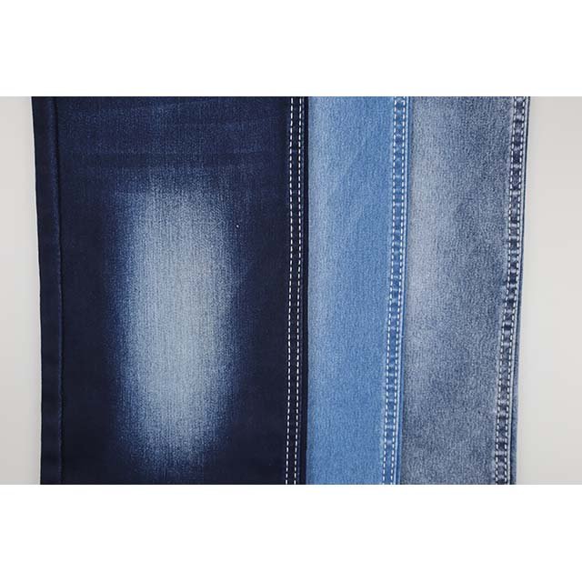 Good quality Satin 10.5 oz big stretch TR denim fabric for women good for South America market denim fabric