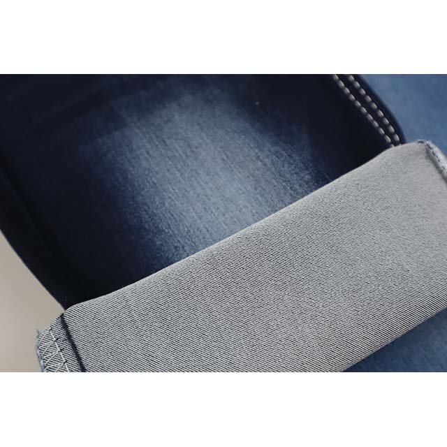 Good quality Satin 10.5 oz big stretch TR denim fabric for women good for South America market denim fabric