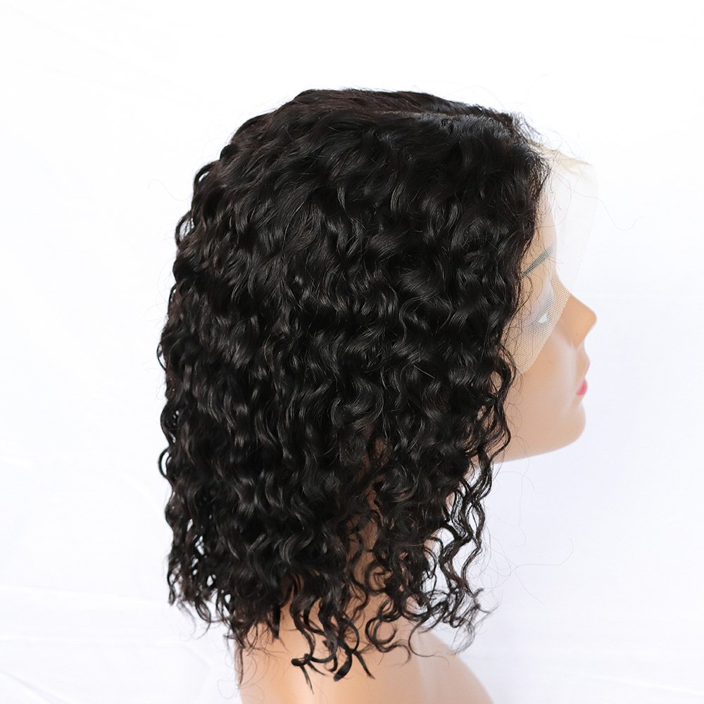 Wholesale Peruvian Bob Lace Front Human Hair Wig Vendor Transparent Full 13x4 Lace Frontal Bob Wig Cheap 4x4 Closure Short Wig