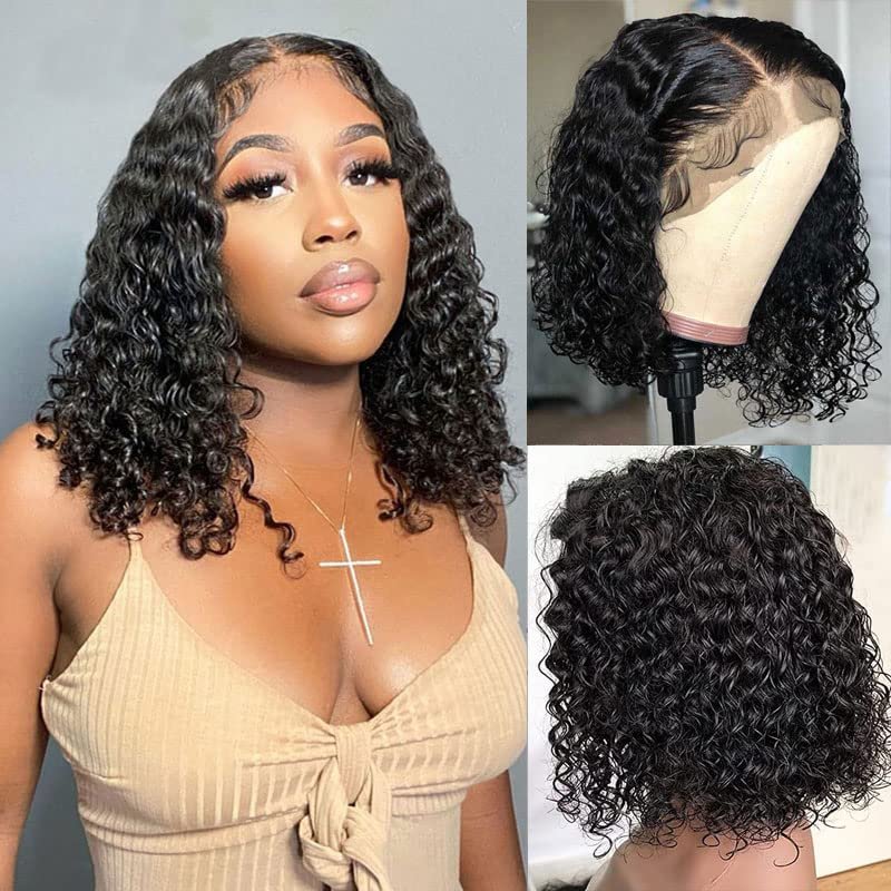 Wholesale Peruvian Bob Lace Front Human Hair Wig Vendor Transparent Full 13x4 Lace Frontal Bob Wig Cheap 4x4 Closure Short Wig