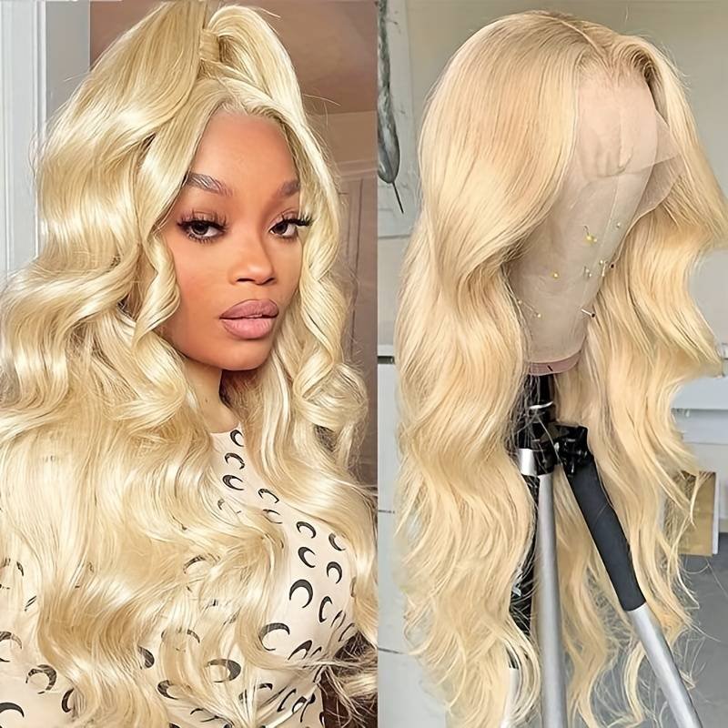 Hot Sale Honey Blonde 613 HD Transparent 13x4 Body Wave Human Hair Wigs Raw Brazilian Virgin Lace Front Wigs For Women Girls
