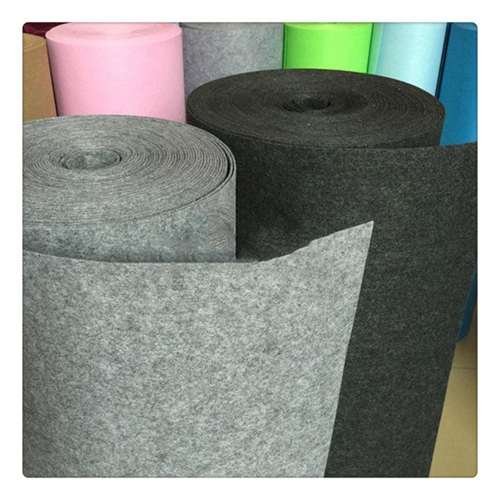 Polyester Geotextile Needle Felt Punched Nonwoven Fabric Customized car felt