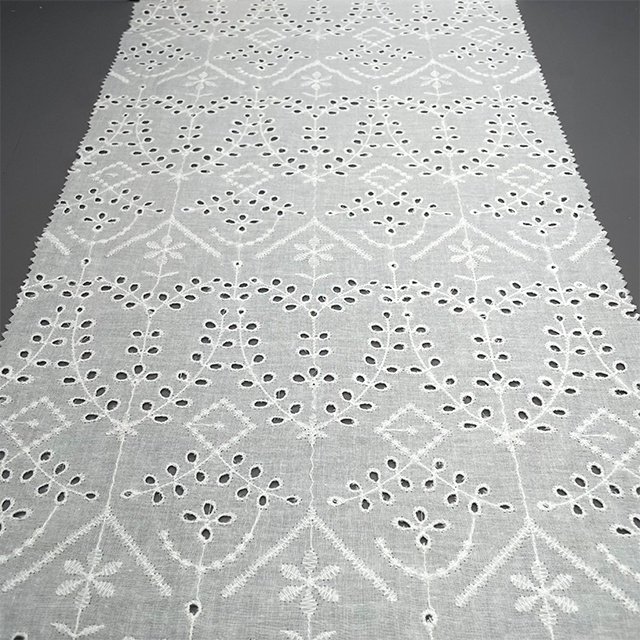 TUTON Top Quality Custom Wholesale TC Cotton Guipure French Lace Embroidery Fabric for Dress Water Soluble Polyester / Cotton