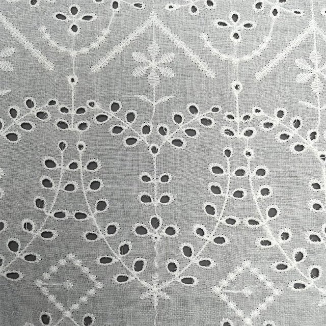 TUTON Top Quality Custom Wholesale TC Cotton Guipure French Lace Embroidery Fabric for Dress Water Soluble Polyester / Cotton