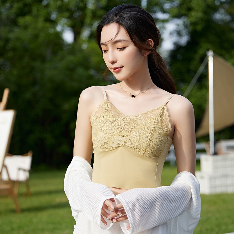 New beautiful vest woman after cross back deputy breast vest Wireless wrap chest sexy lace Traceless tube top