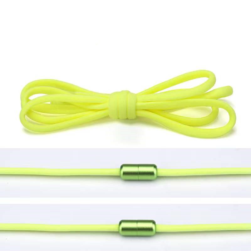 High quality Wholesale Custom Elastic No Tie 21 Colorful Shoelaces With Capsule Screw Locks Lazy Lace