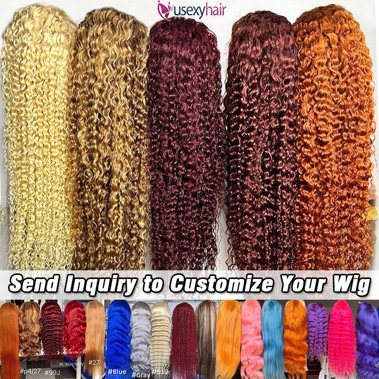 Raw hair wig vendor Vietnam front lace wig human hair wholesale glueless hd lace frontal double drawn curly wig