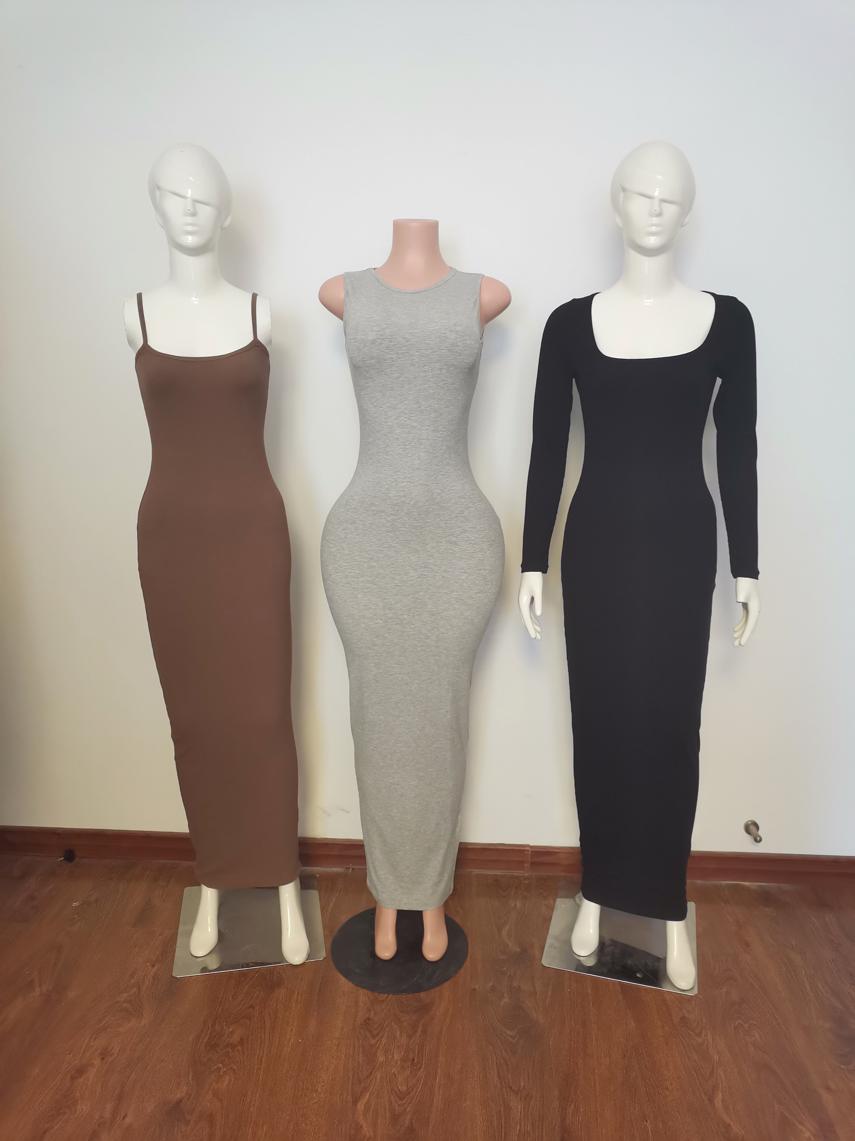 Custom Women's Dress Modal Cotton Casual Dress Soft Lounge Sleeveless Women Bodycon Tank Long Maxi Dress For Women
