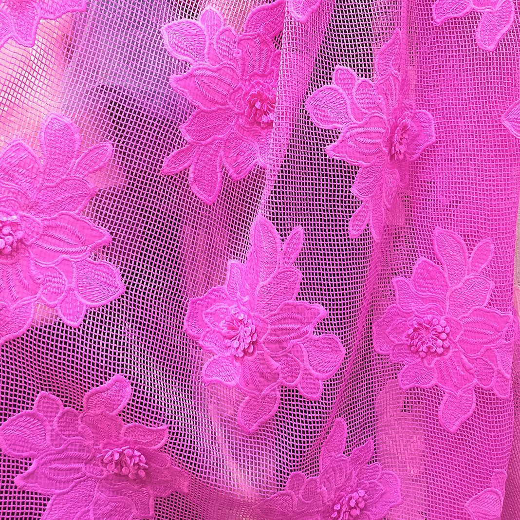 2024SS Spring/Summer lace fabric embroidery guipure lace