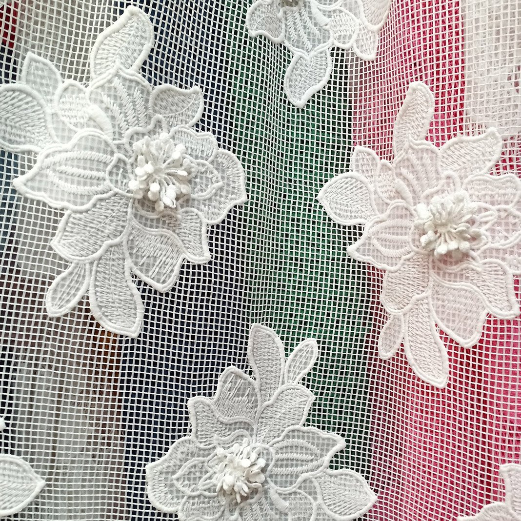 2024SS Spring/Summer lace fabric embroidery guipure lace