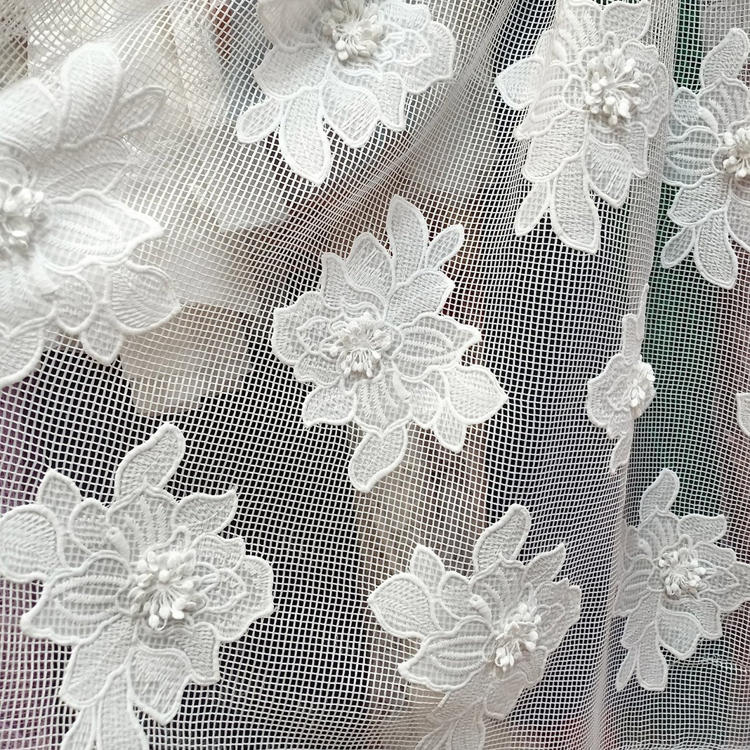 2024SS Spring/Summer lace fabric embroidery guipure lace