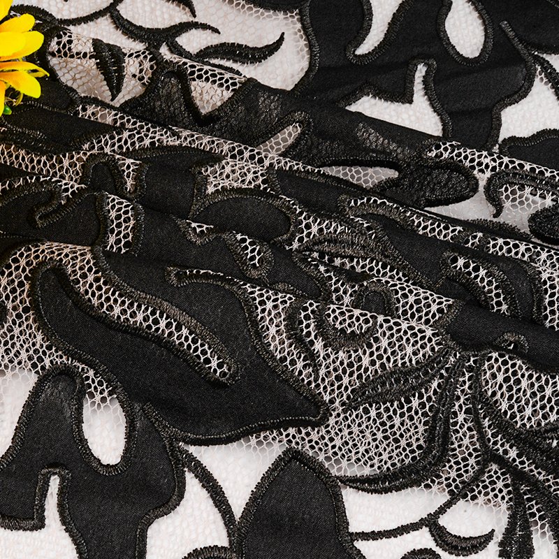 2023 Factory Sale Embroidery 100% Polyester Cotton Lace Ribbon Guipure Lace Trim For Garment Accessories