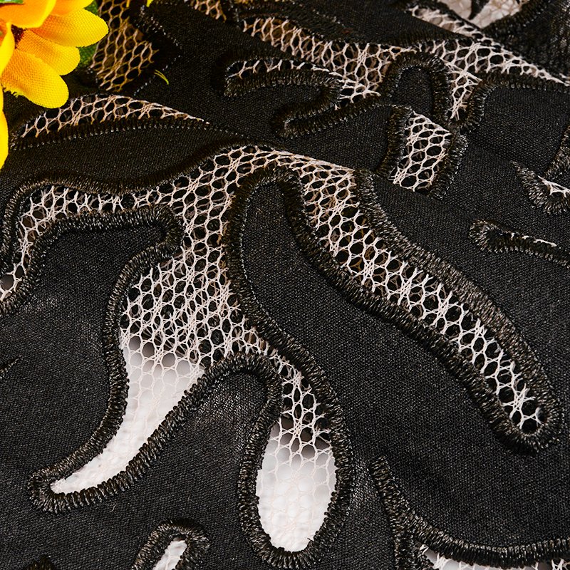 2023 Factory Sale Embroidery 100% Polyester Cotton Lace Ribbon Guipure Lace Trim For Garment Accessories