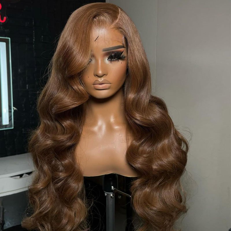 6x6 HD Lace Closure Wigs Human Hair 100% Raw Vietnamese Hair Glueless Wavy Full Frontal Wigs Pre Plucked for Woman