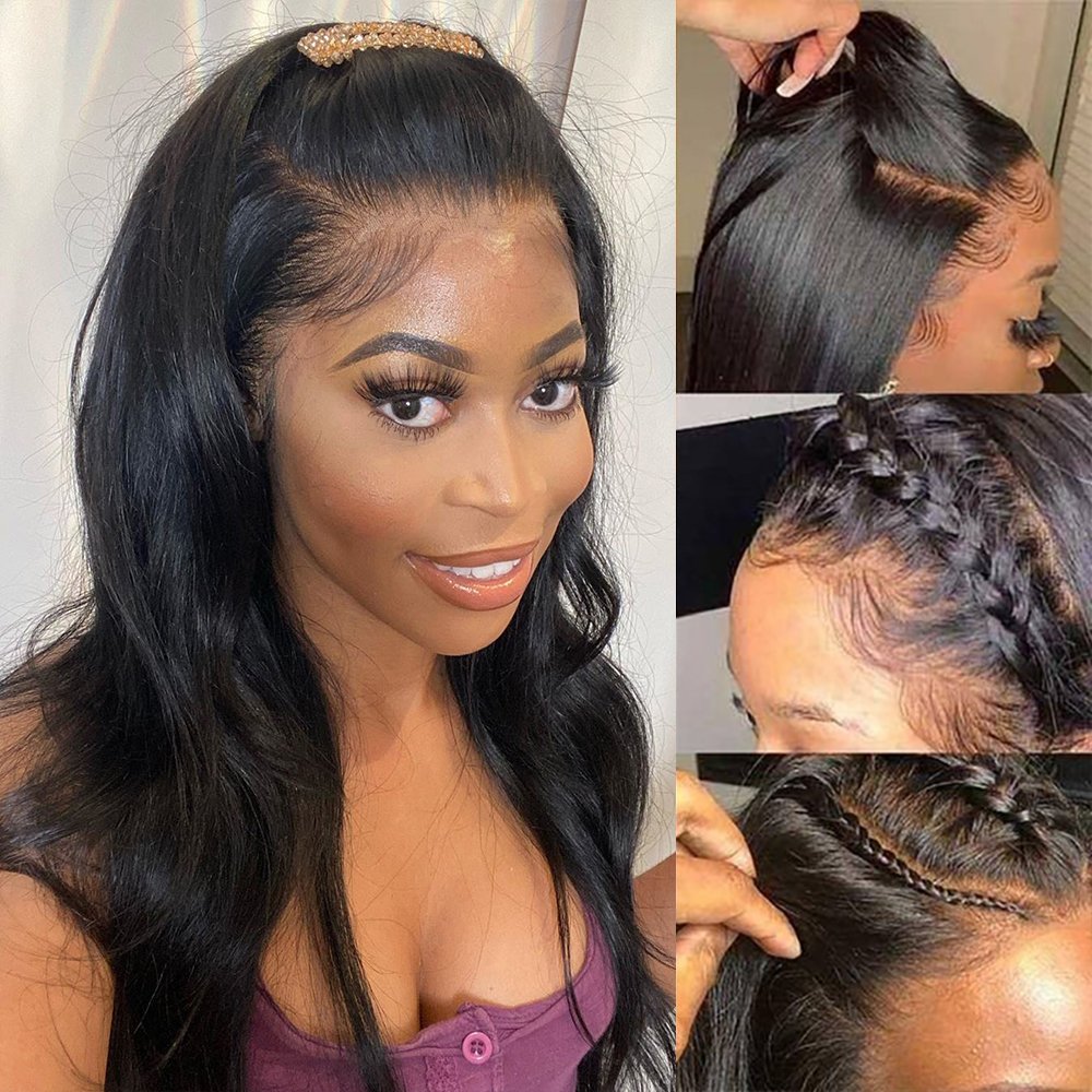 360 HD Lace Frontal Wigs Raw Peruvian Virgin Human Hair Lace Front Wigs Vendor Cheap Full Lace Human Hair Wigs For Black Women