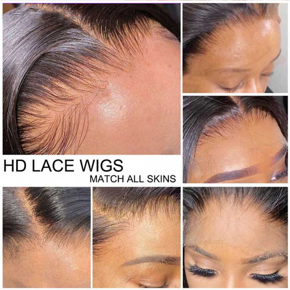 360 HD Lace Frontal Wigs Raw Peruvian Virgin Human Hair Lace Front Wigs Vendor Cheap Full Lace Human Hair Wigs For Black Women