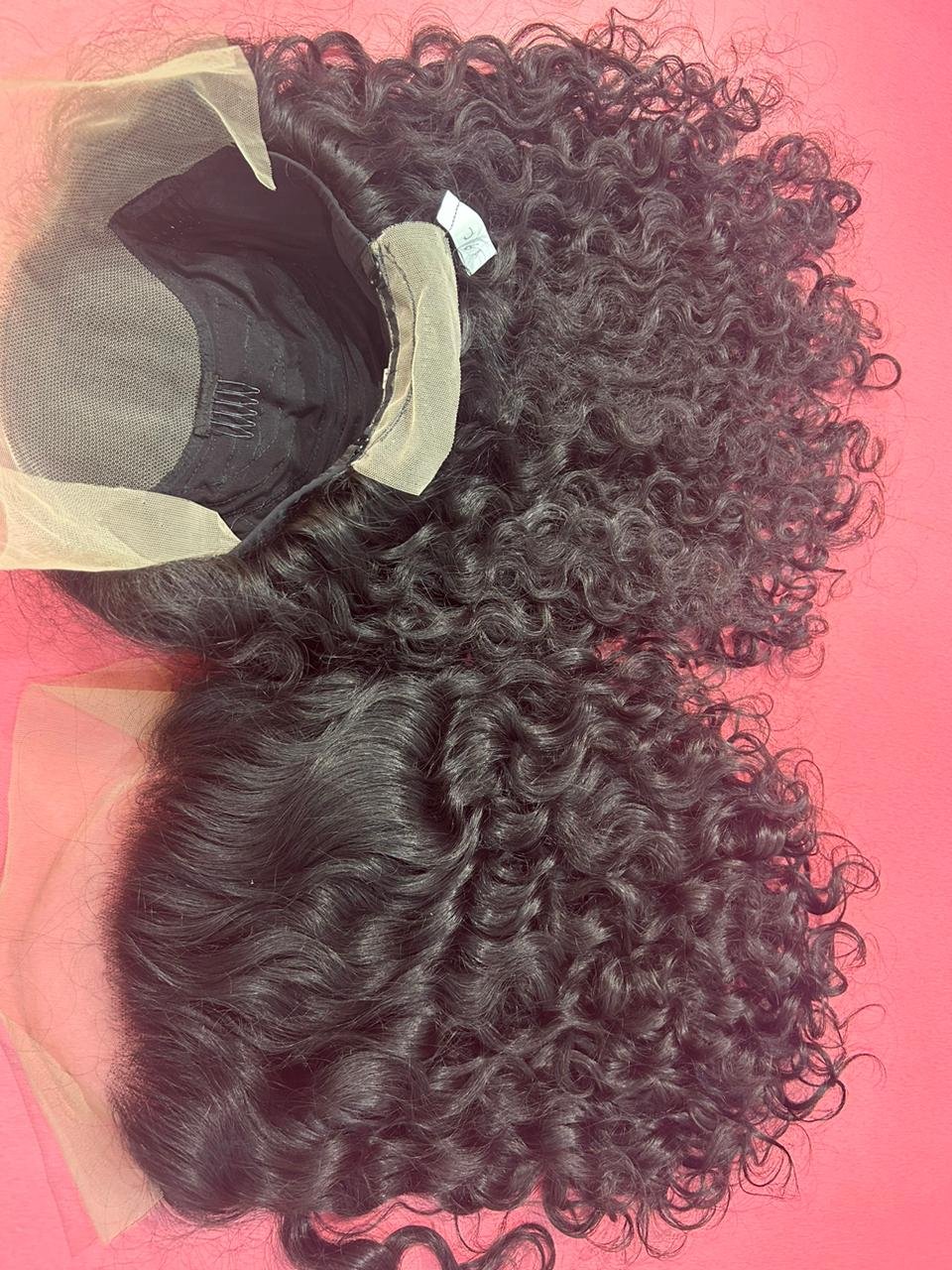 High Quality Curly Front Lace Frontal Wig 13x6 Small Size HD Lace Cap Brazilian Hair Blonde Braid Curl Fully Aligned Small 360