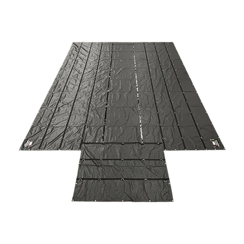 Wholesale 14oz 18oz PVC Lumber Tarpaulin 24ftx27ft 8' Drop for Flatbed Truck