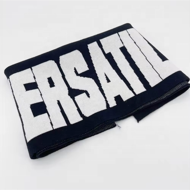 Custom Logo rib fabric Cotton Stretch Knitting ribbing Cuff and Hem