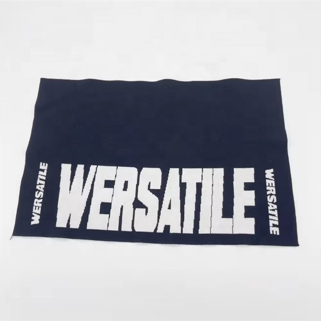 Custom Logo rib fabric Cotton Stretch Knitting ribbing Cuff and Hem